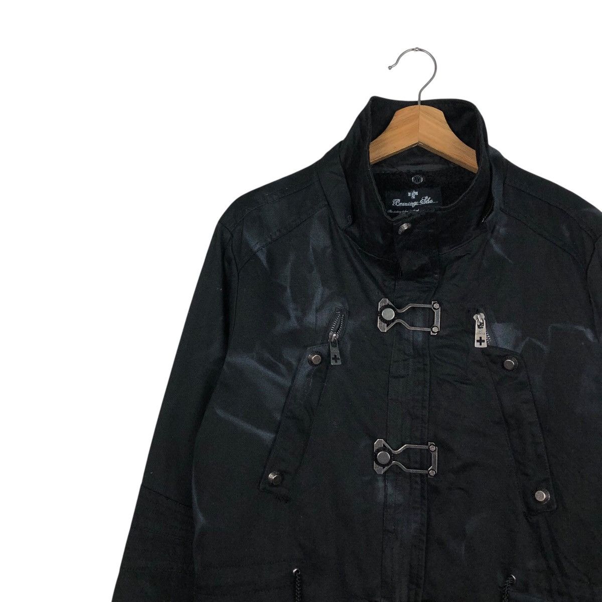 Japanese Brand 📌Buckle Biker Jacket Chore Bearning Sho Fur Blanket Punk Size US M / EU 48-50 / 2 - 8 Thumbnail