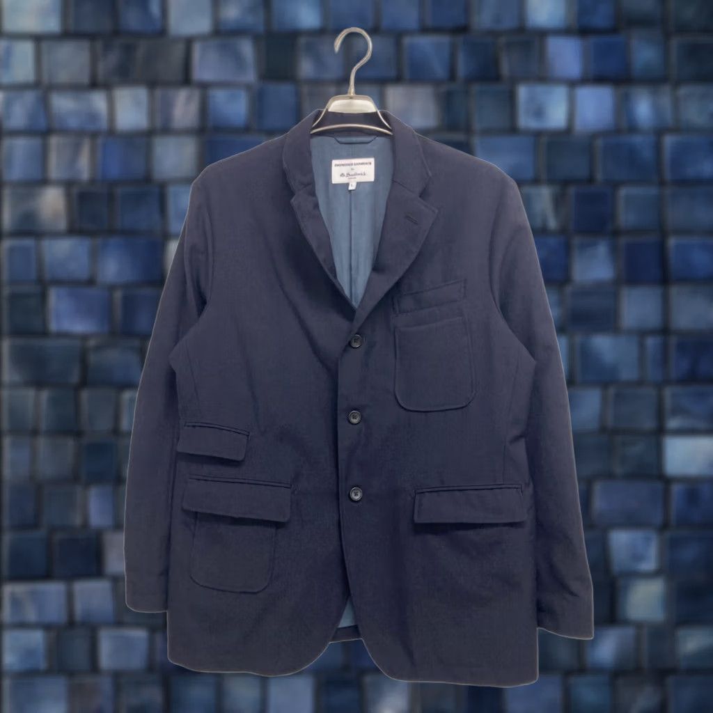 Engineered Garments ENGINEERED GARMENTS BLAZER JACKET MEN SIZE L NAVY WOOL SERGE USED Size 42R - 1 Thumbnail