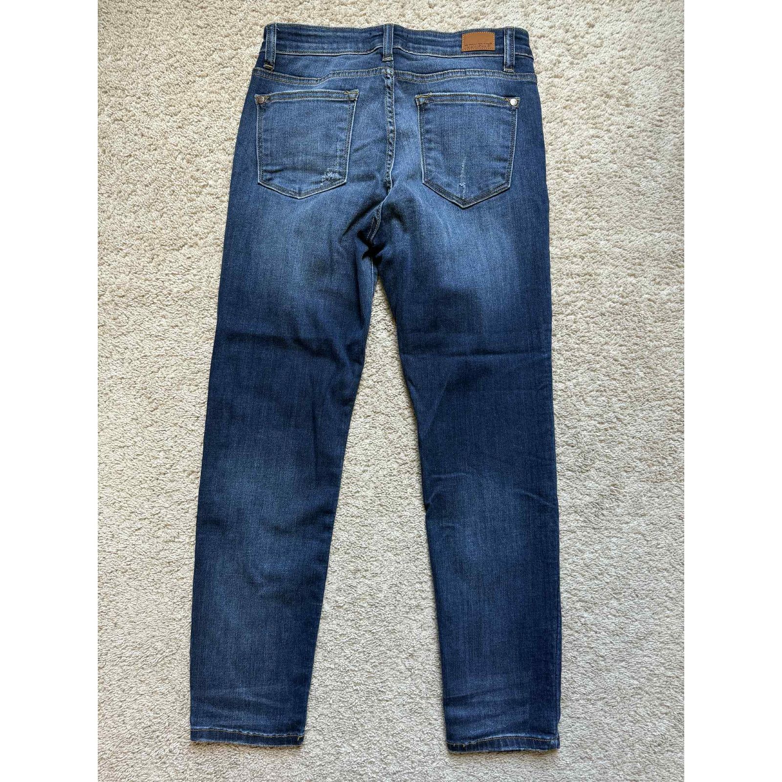 Judy Blue Judy Blue Relaxed Fit Denim Skinny Cropped Jeans Blue 9 / 29 Size 29" - 7 Thumbnail