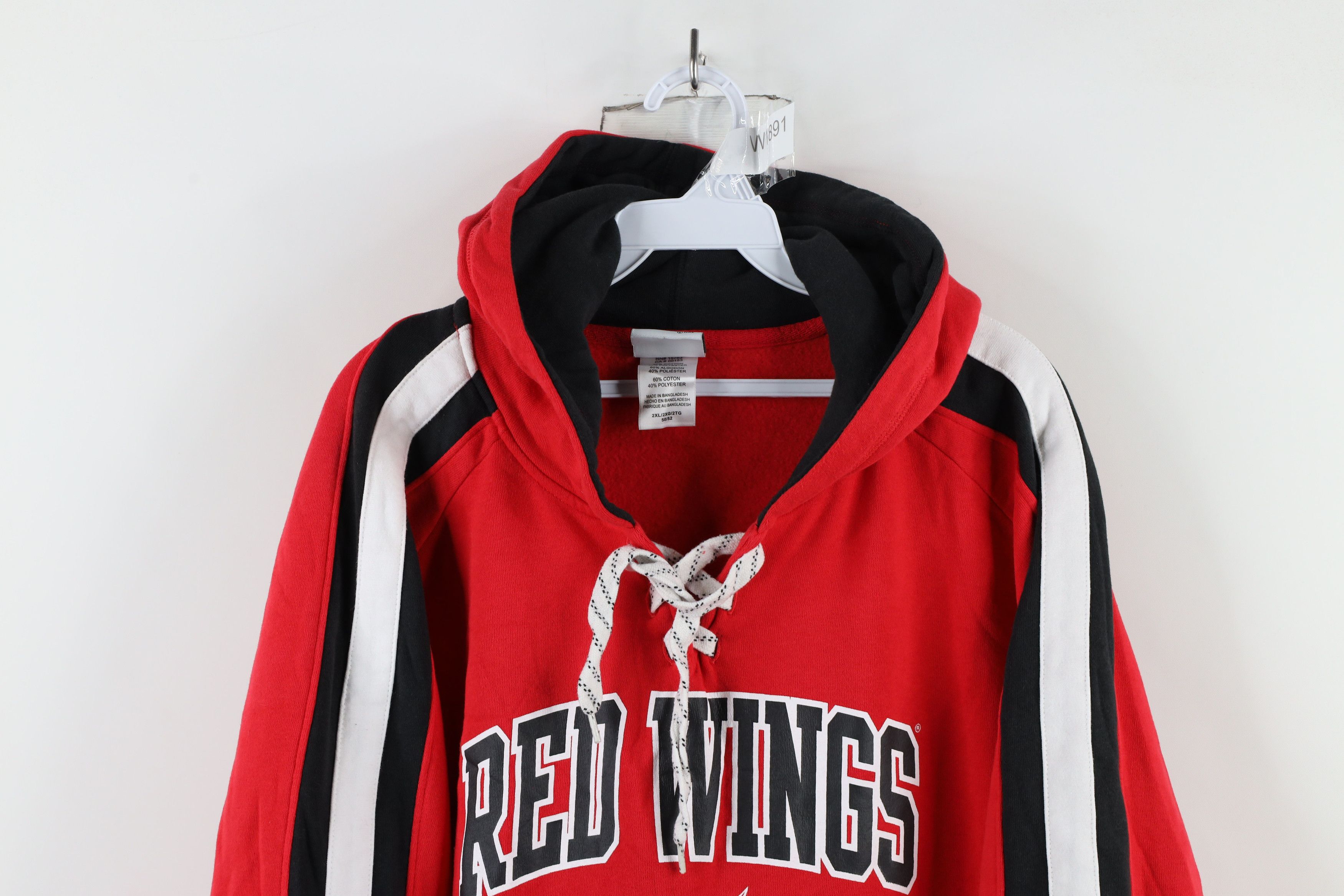 Vintage Vintage NHL Red Wings Hockey Jersey Hoodie Sweatshirt Size US XXL / EU 58 / 5 - 2 Thumbnail