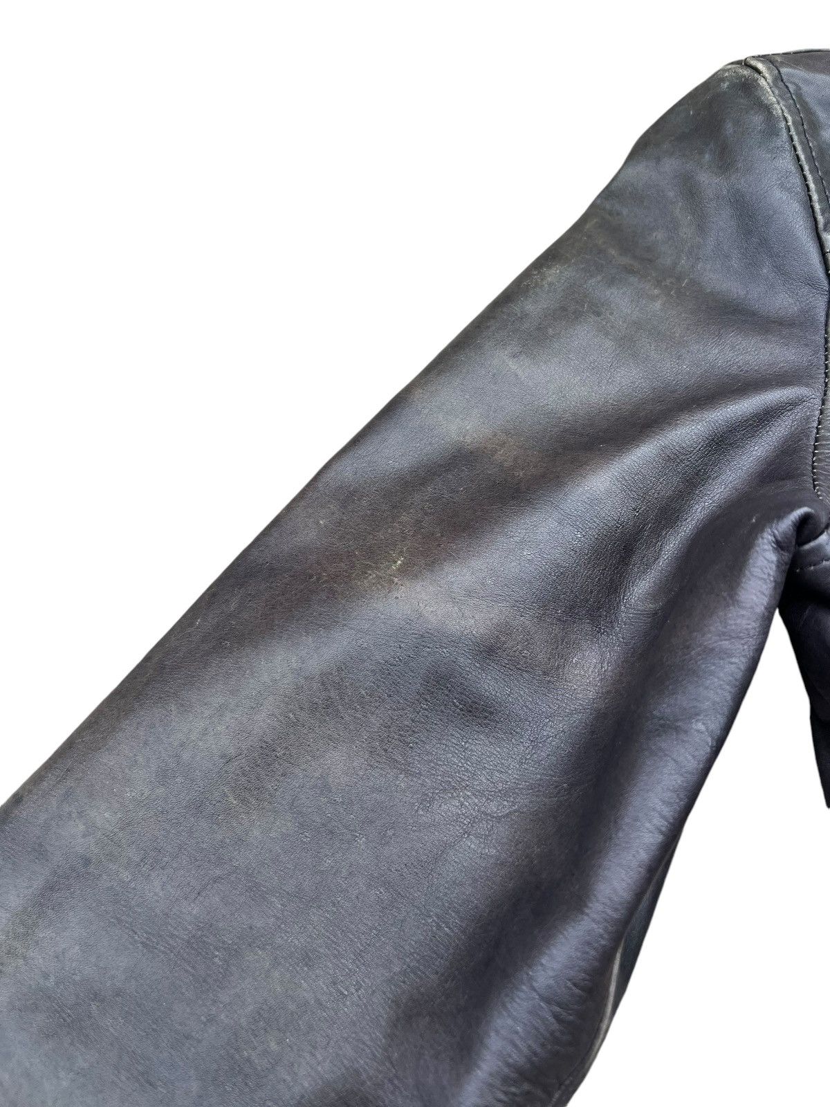 Leather Vintage HIDESIGN Fade Patina Leather Jacket Cropped Size US S / EU 44-46 / 1 - 9 Thumbnail
