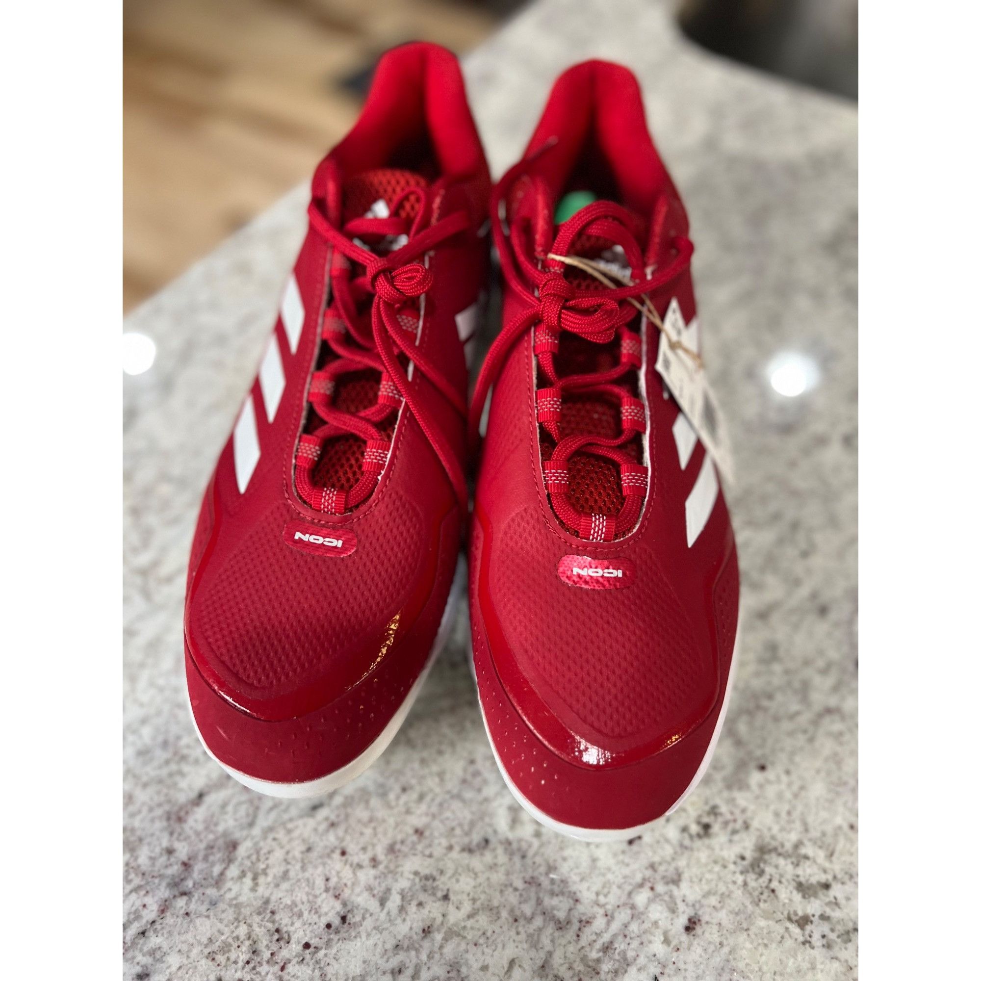 Adidas Adidas Icon 7 'Team Power Red' Cleats - NWT - Size 14.5 Size US 14 / EU 47 - 3 Thumbnail