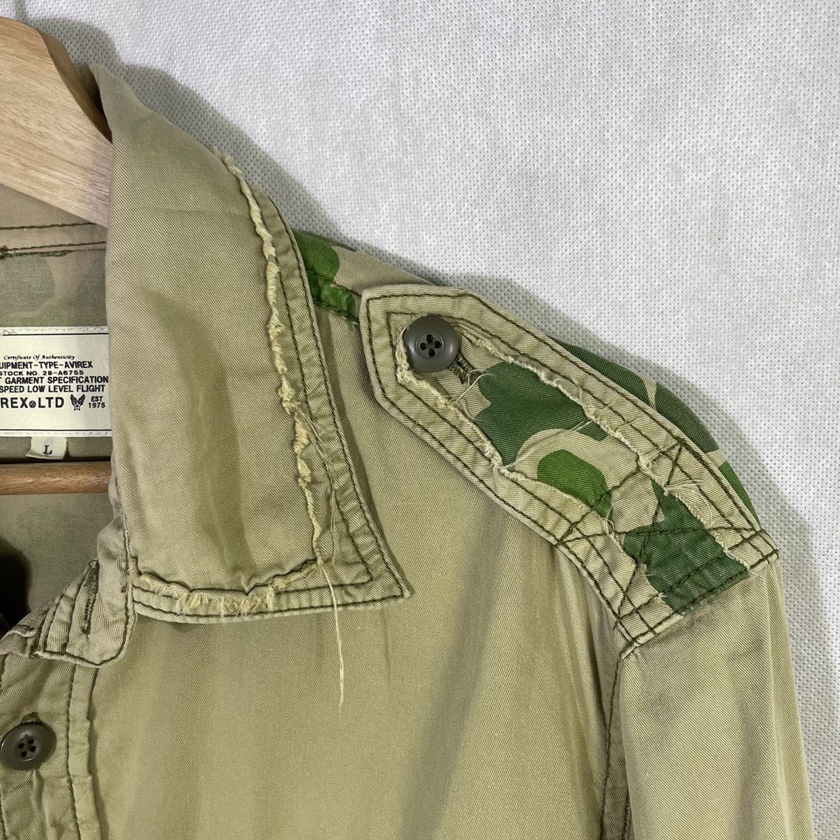 Avirex Rare! USN Avirex Camo Army Shirt Size US L / EU 52-54 / 3 - 4 Thumbnail