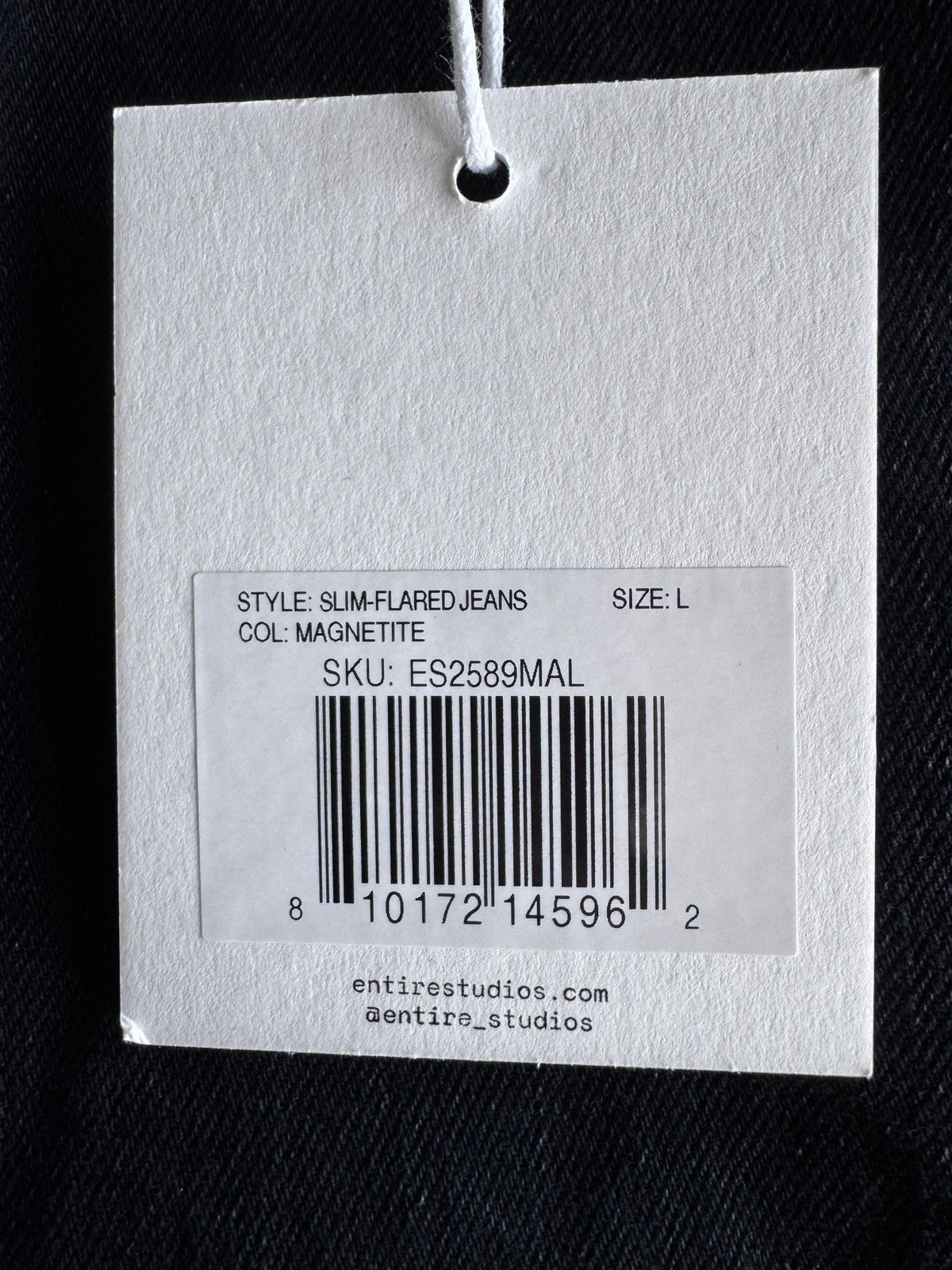 Entire Studios Slim-Flared Jeans in Magnetite Size US 32 / EU 48 - 4 Thumbnail