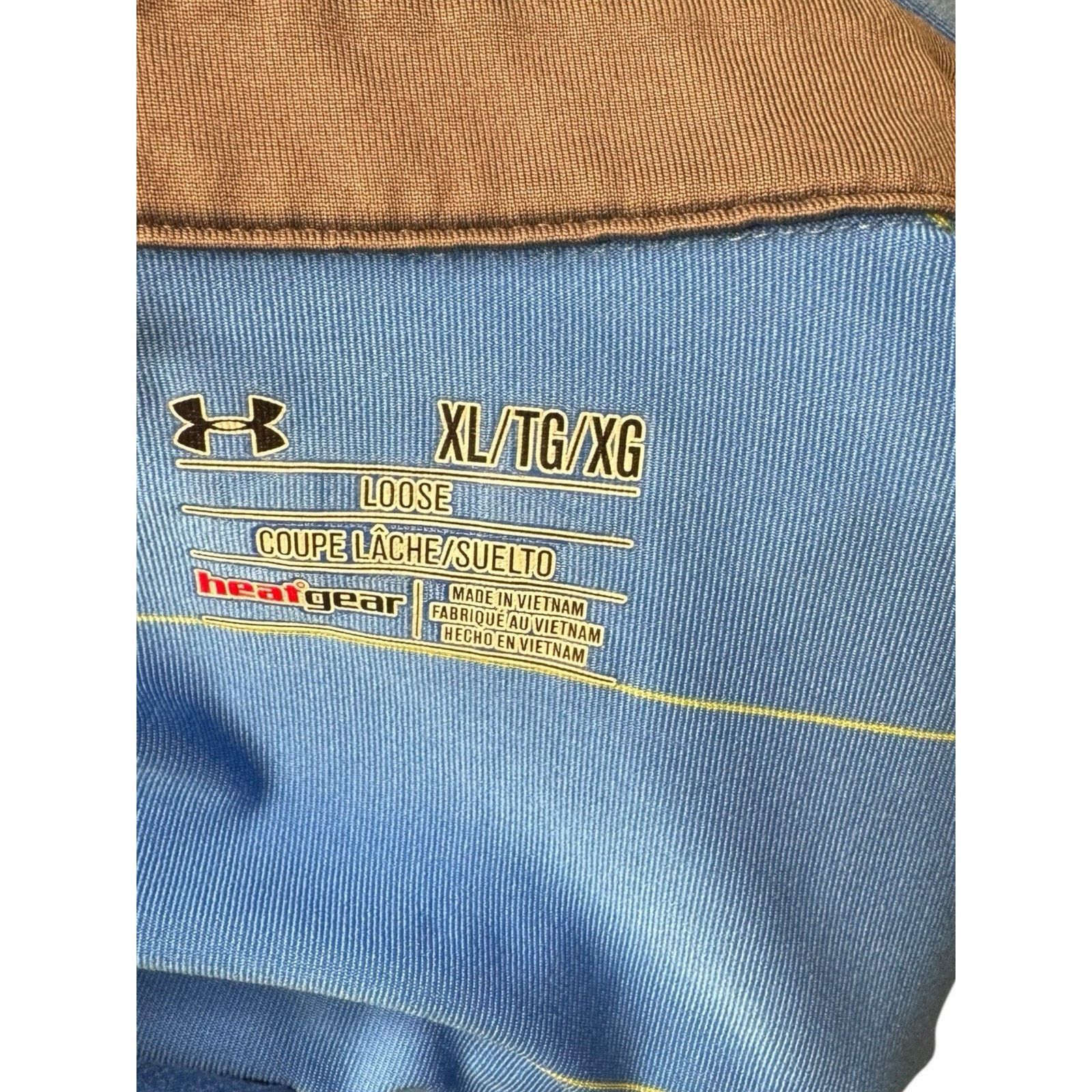 Under Armour Two Under Armour Heat Gear Polo Golf Shirts Loose Fit Blue Size US XL / EU 56 / 4 - 6 Thumbnail