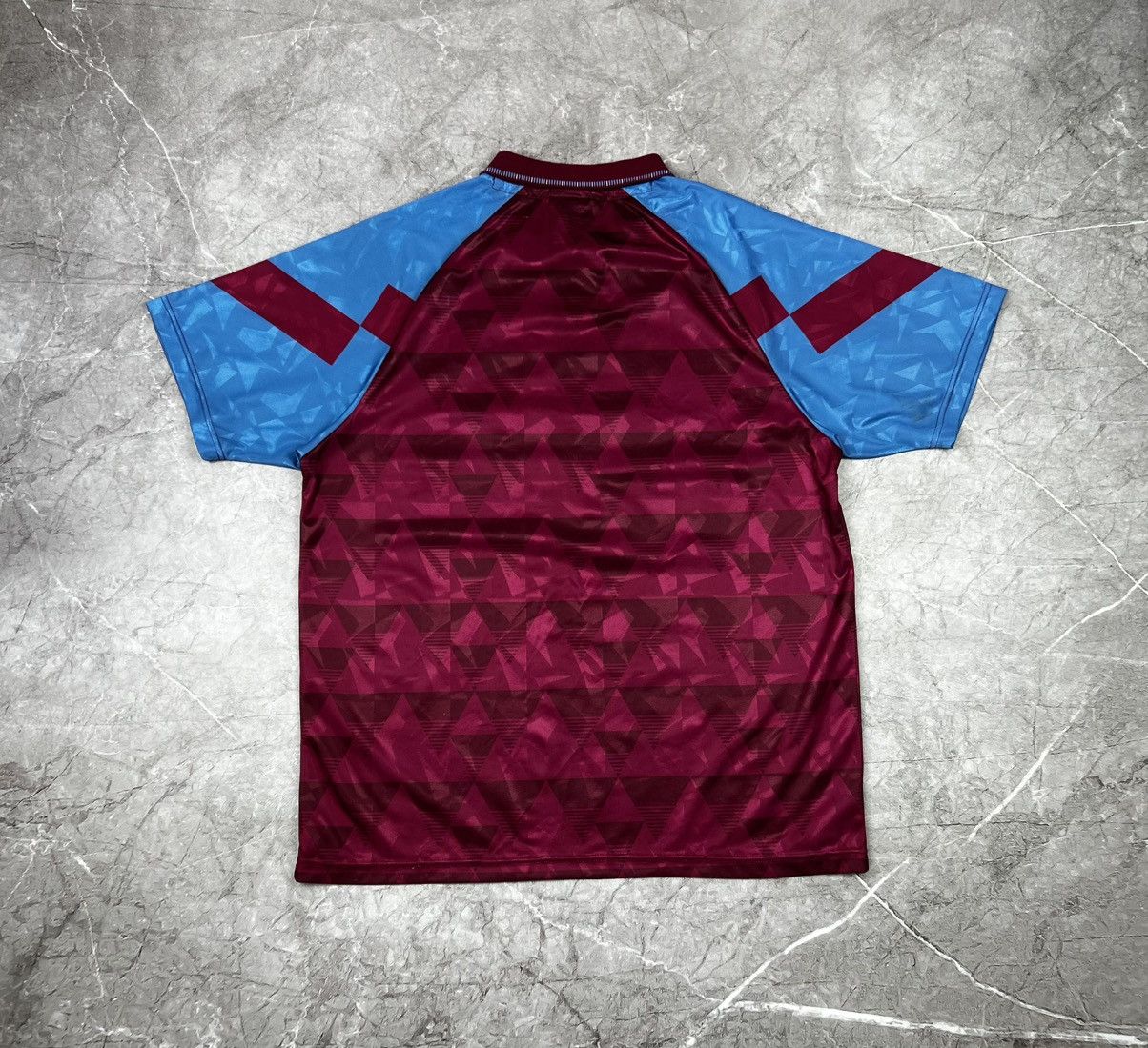 Umbro × Vintage ASTON VILLA 1990 Home Football Shirt Jersey Score Draw Size US XL / EU 56 / 4 - 2 Thumbnail