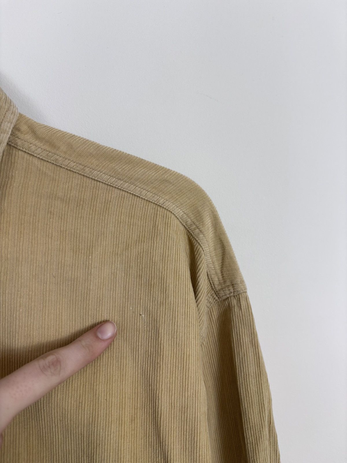 Moschino Vintage 1990s Moschino Jeans Corduroy Long Sleeve Shirt Size US M / EU 48-50 / 2 - 4 Thumbnail