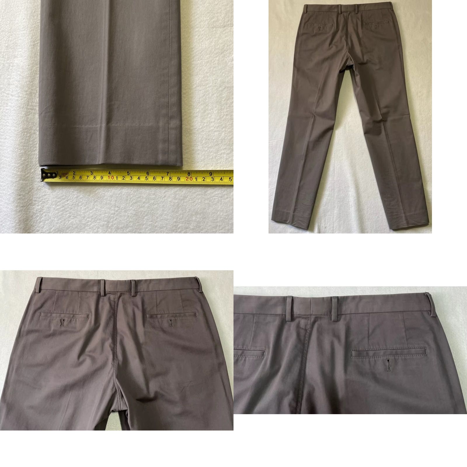 Vintage VINTAGE Hugo Boss Chino Pants Mens 38x34 Flat Front Gray Casual / 26-13 Size US 38 / EU 54 - 8 Thumbnail