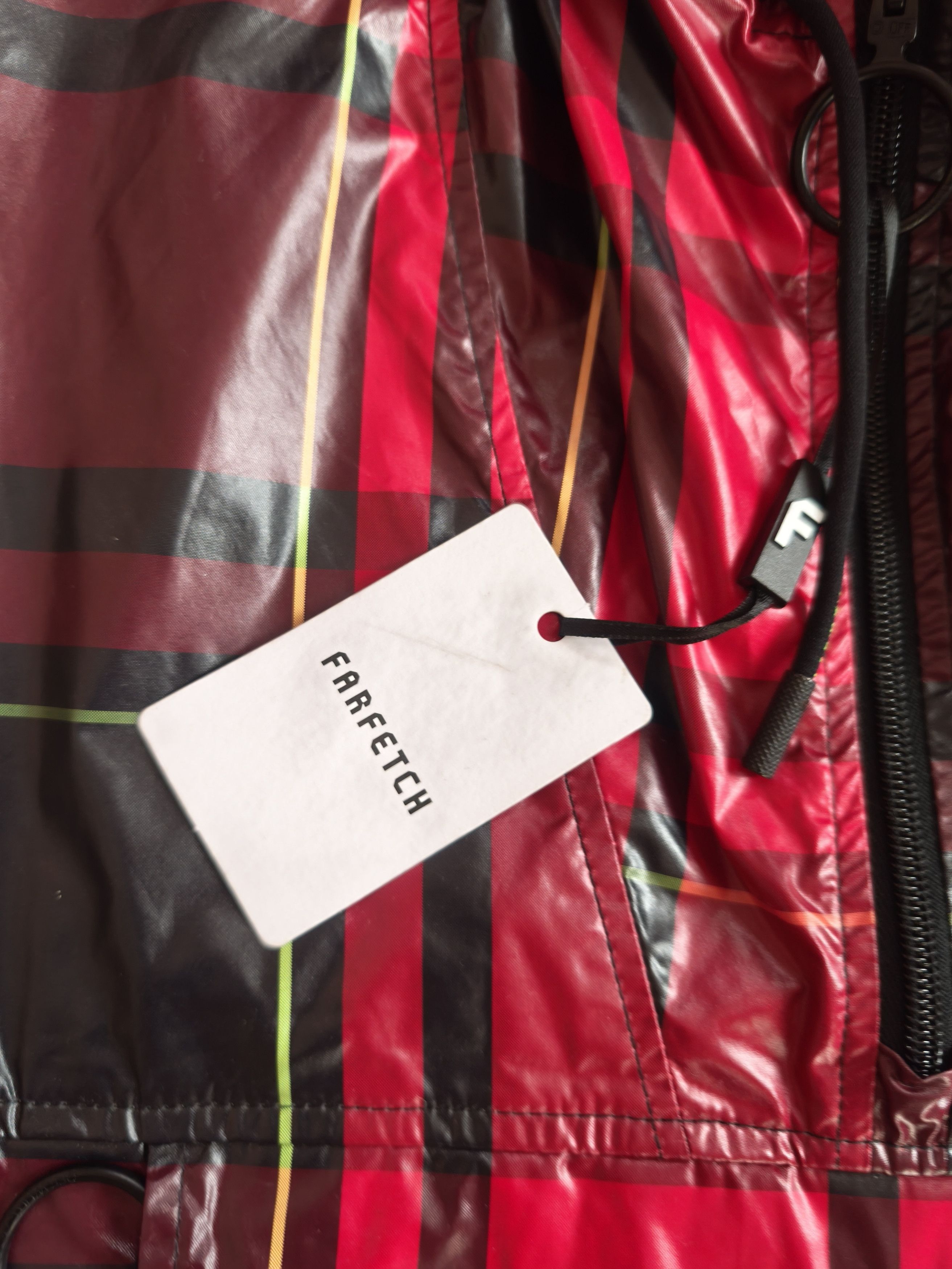 Off-White Off-White Red Checked Anorak Jacket - 19ss Size US M / EU 48-50 / 2 - 8 Thumbnail