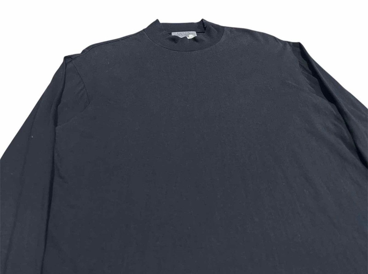 Y's × Y's for Men × Yohji Yamamoto 🔥Rare Vintage Archived Gothic Yohji Yamamoto Mock Neck Ls Size US M / EU 48-50 / 2 - 2 Thumbnail