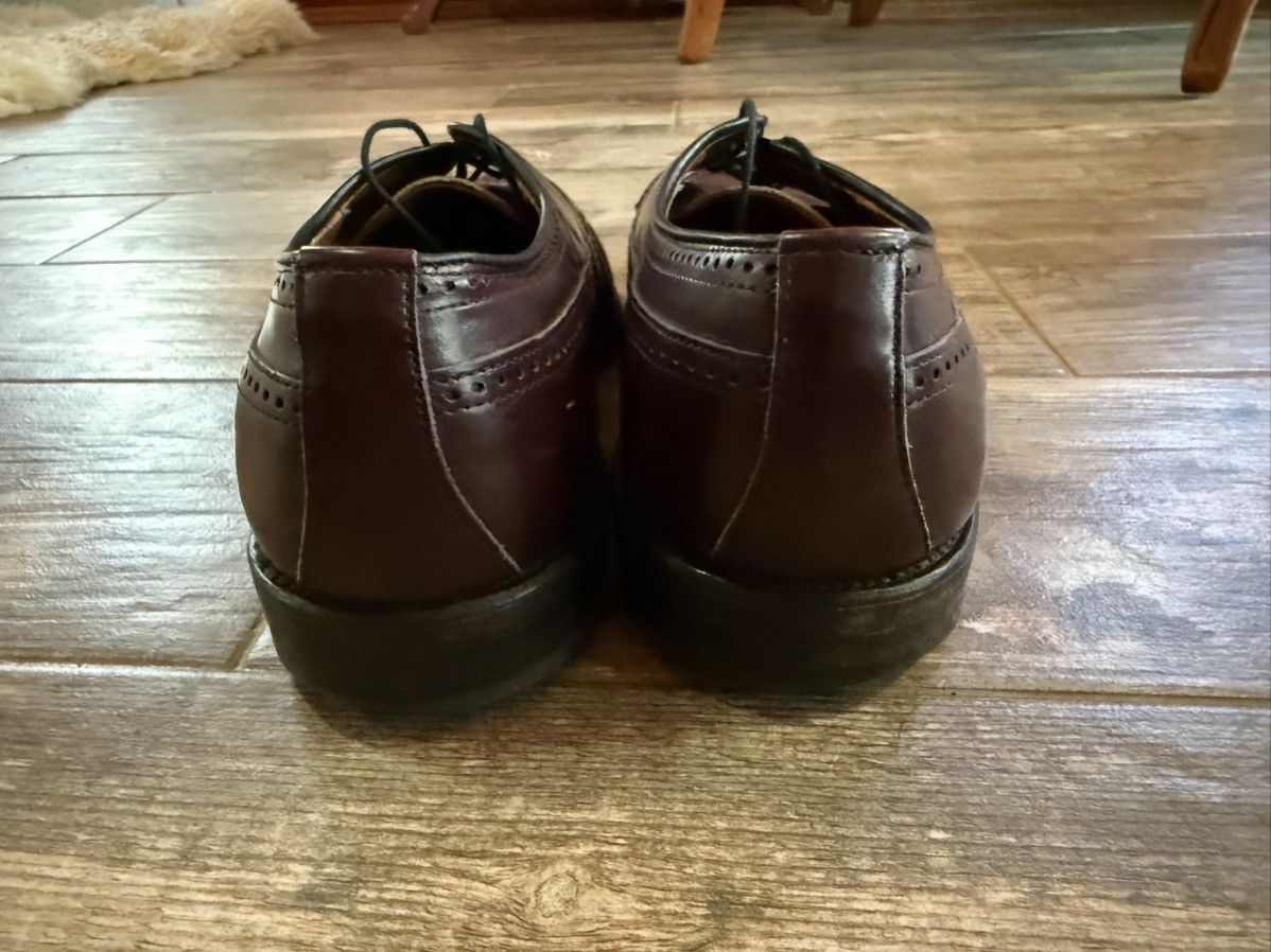 Allen Edmonds Allen Edmonds Richmond 9.5 D Burgundy Broque Wingtip Oxford Size US 9.5 / EU 42-43 - 8 Thumbnail