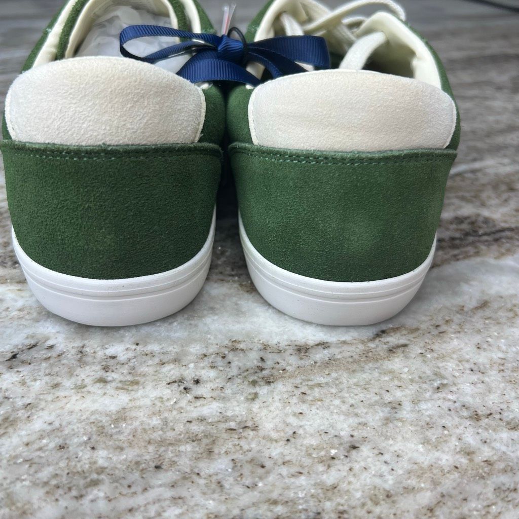 Disney Janie and Jack x Disney, Ivy Green Disney Mickey Mouse Suede Size US 4 / IT 34 - 9 Thumbnail