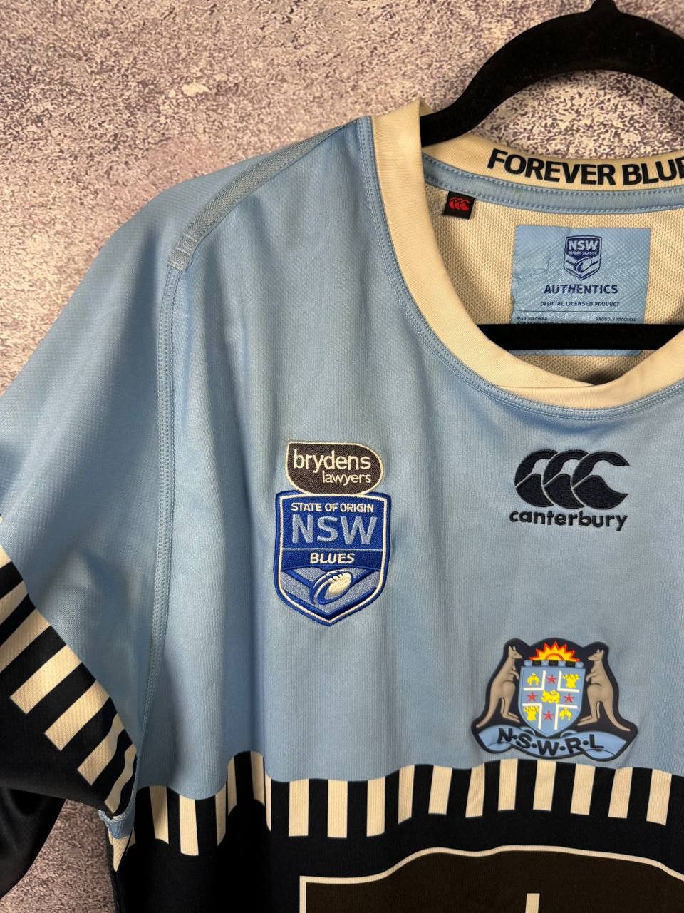 Canterbury of New Zealand New South Wales Blues State of Origin Rugby Jersey XL Size Size US XL / EU 56 / 4 - 7 Thumbnail