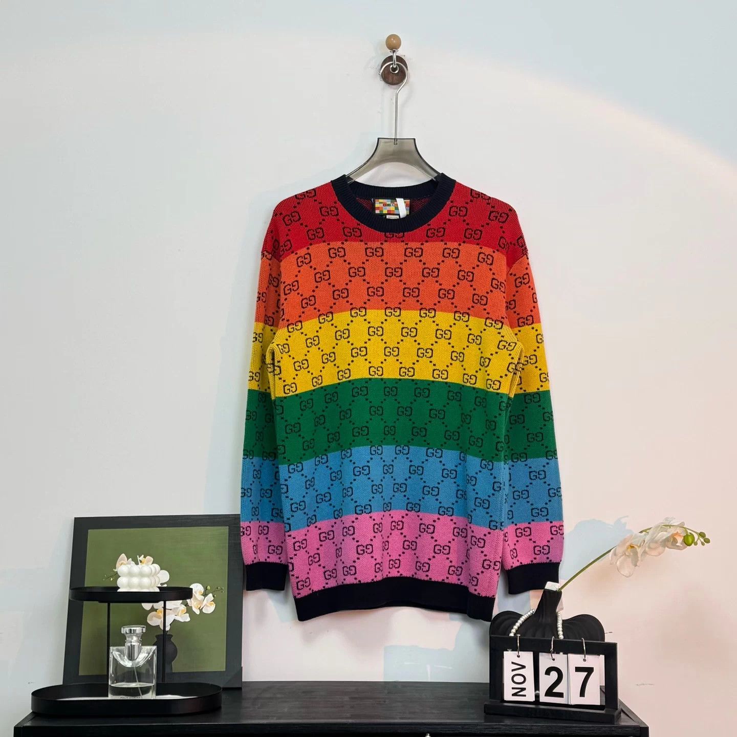 Gucci Gucci Rainbow Series Monogram Logo Sweater, Size S, 99% New Size US S / EU 44-46 / 1 - 1 Thumbnail
