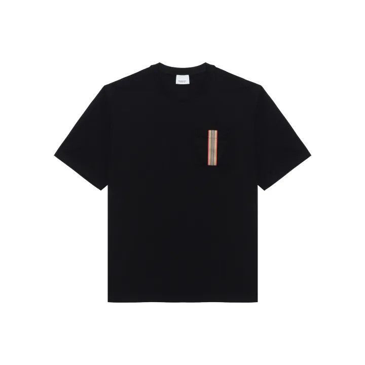 Burberry Burberry Burberry Black Striped Short Sleeve T-Shirt-2507 Size US XS / EU 42 / 0 - 1 Thumbnail