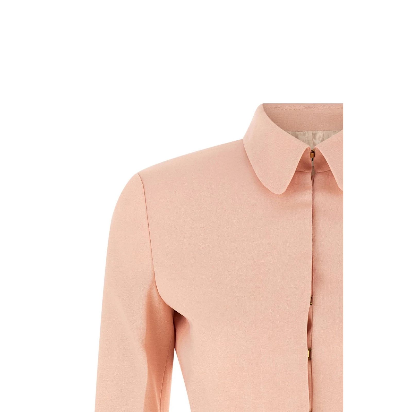 Alberta Ferretti ALBERTA FERRETTI Tropical Pink Wool Blazer New & Authentic ( Size XS / US 0-2 / IT 36-38 - 3 Thumbnail