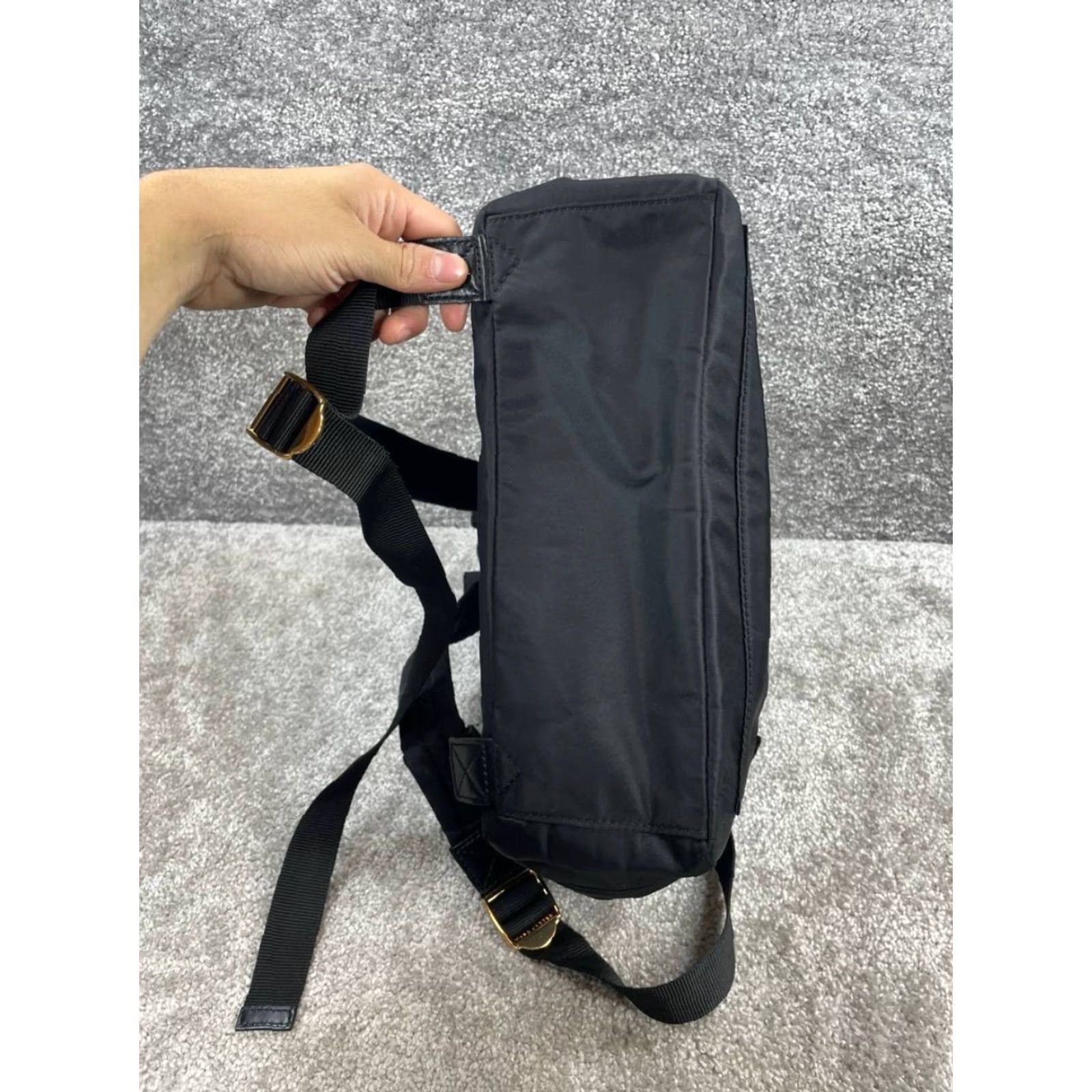 Marc Jacobs Marc Jacobs Backpack Black Top Handle Adjustable Shoulder Bag Nylon Solid Vintage No Size M / US 6-8 / IT 42-44 - 5 Thumbnail