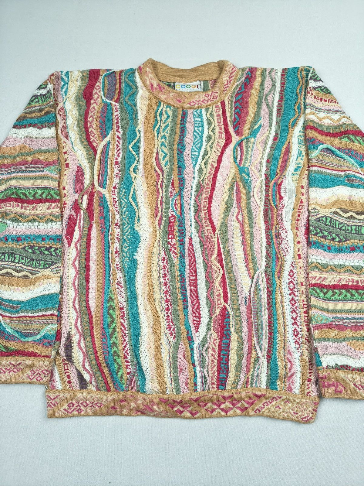 Coogi Coogi Candy Stripe Knit Australia (051) 🍭 Size US M / EU 48-50 / 2 - 2 Thumbnail