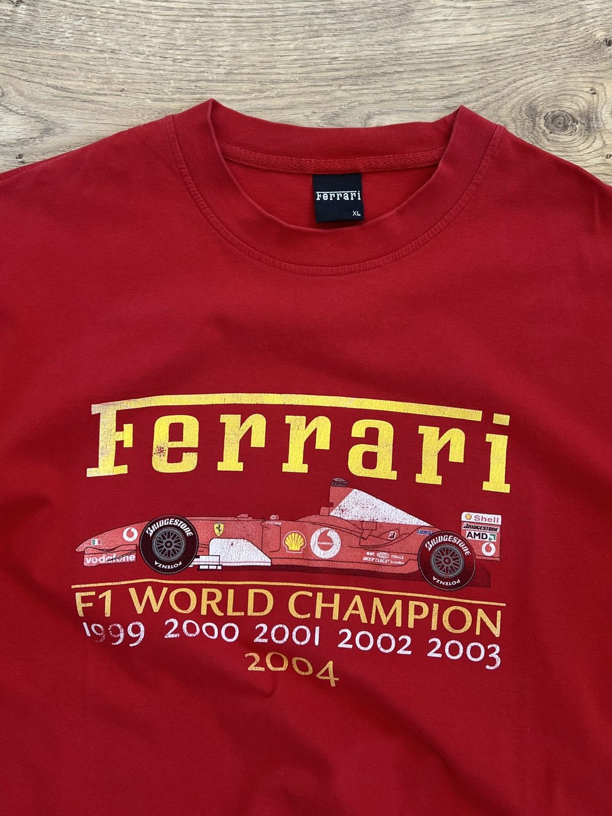 Ferrari 2004 Scuderia Ferrari F1 world champions tee Size US XL / EU 56 / 4 - 2 Thumbnail