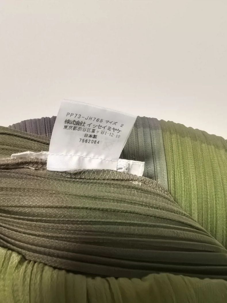 Issey Miyake Issey Miyake size:2 Green pleated color block dress Size XS / US 0-2 / IT 36-38 - 5 Thumbnail