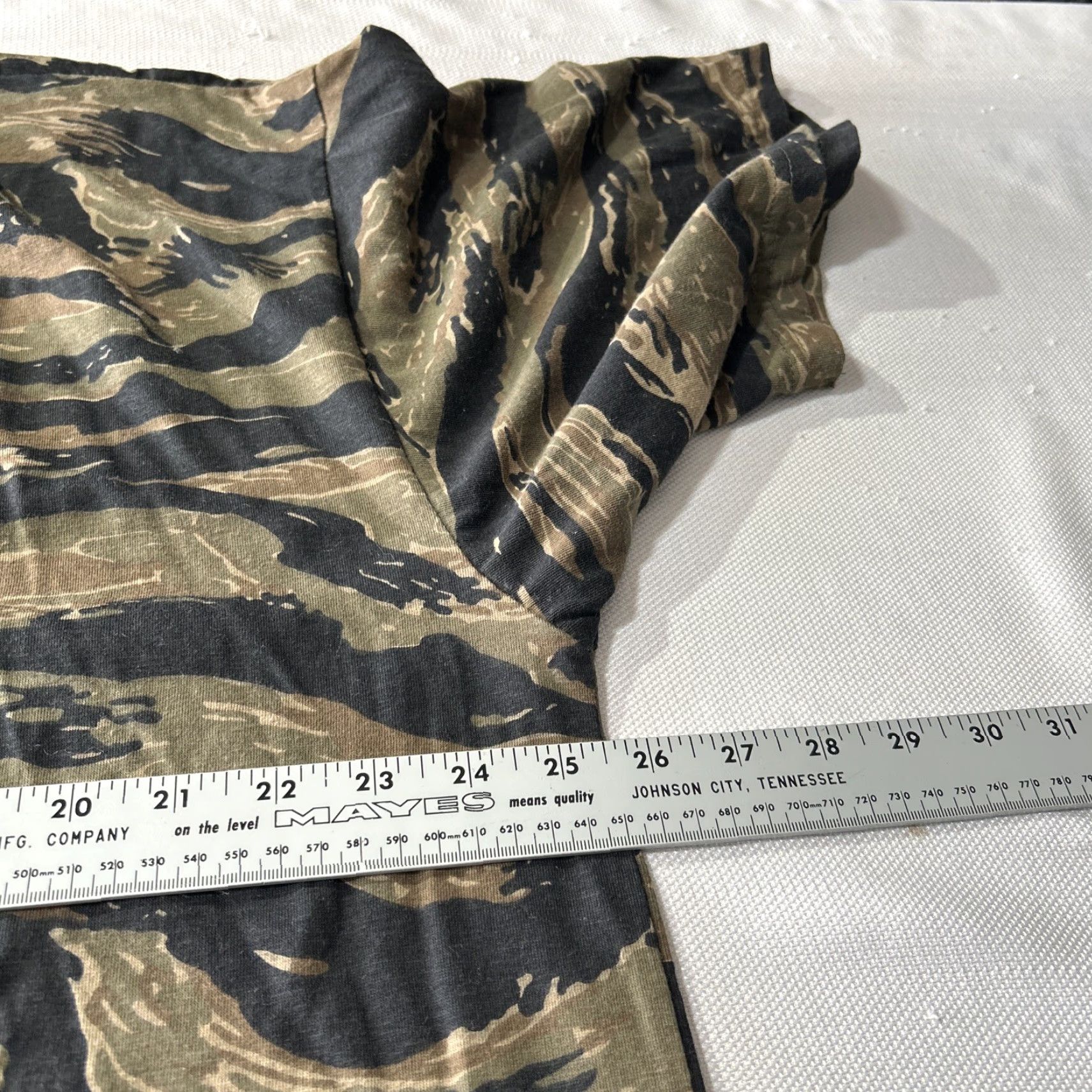 Rothco VINTAGE Rothco Shirt 3XL Tiger Stripe Camo Short Sleeve Crewneck Outdoors Mens Size US XXL / EU 58 / 5 - 4 Thumbnail