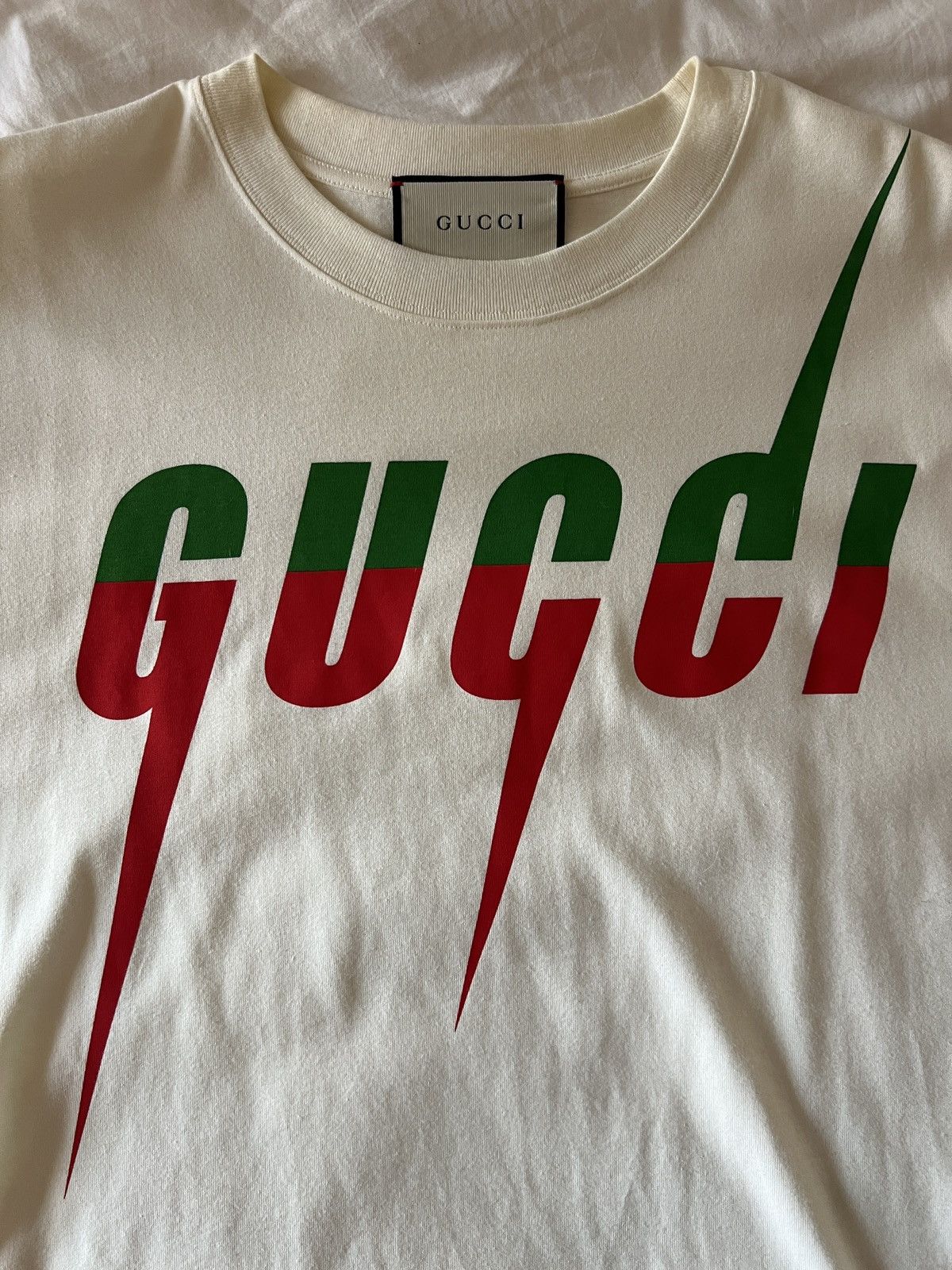 Gucci Gucci Blade Logo T-shirt Size US S / EU 44-46 / 1 - 2 Thumbnail