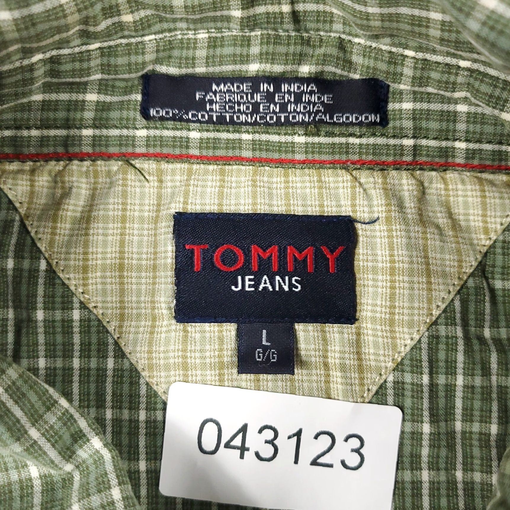 Tommy Hilfiger Tommy Hilfiger Shirt Mens Large Green Plaid Button-Up Short Sleeve Casual Classic Modern Preppy Tommy Hilfiger Mens L Green Plaid Shirt Size US L / EU 52-54 / 3 - 6 Thumbnail