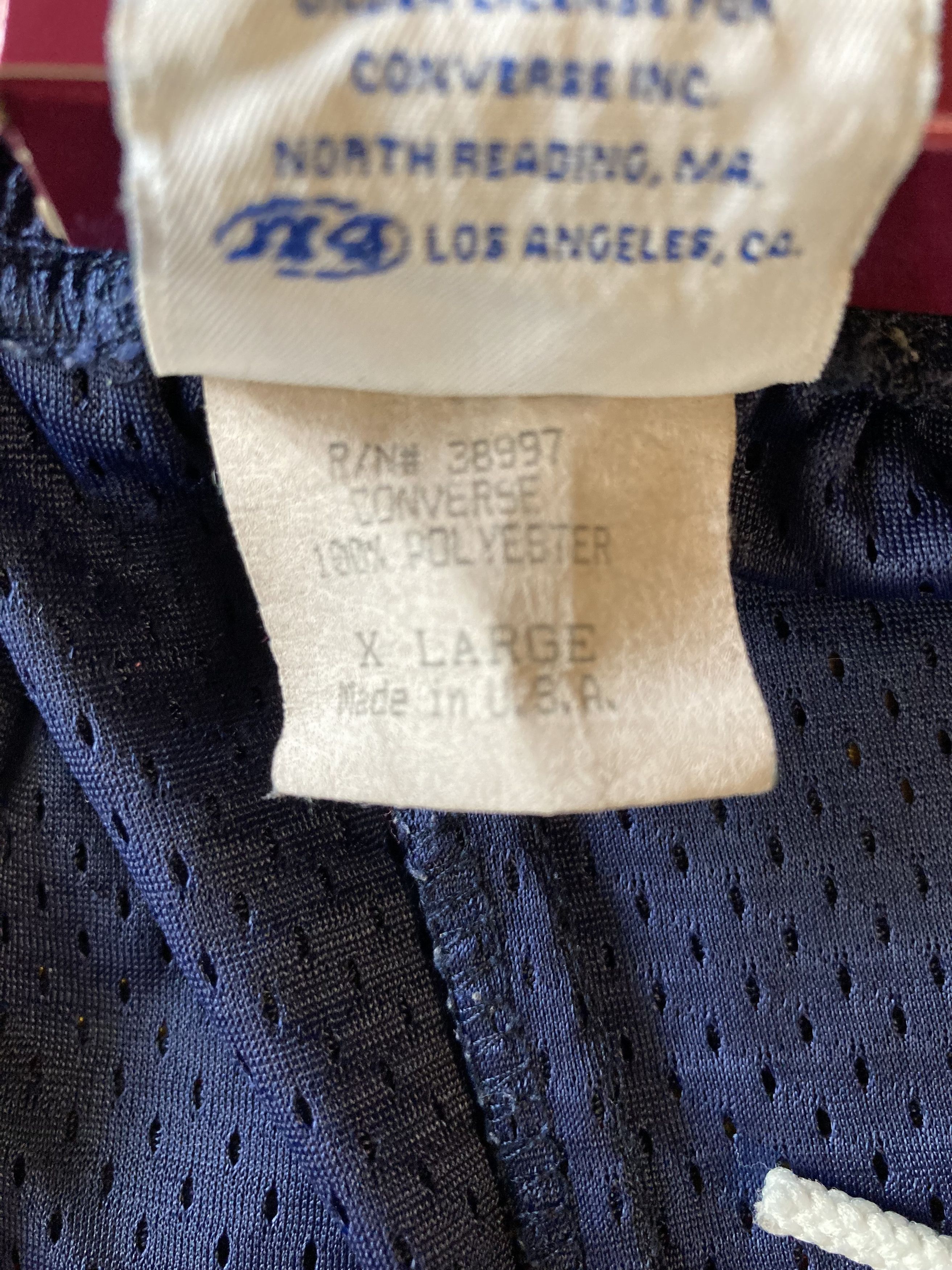 Converse × Vintage Vtg. Converse With Perforation Streetball Shorts Made In USA Size US 36 / EU 52 - 8 Thumbnail