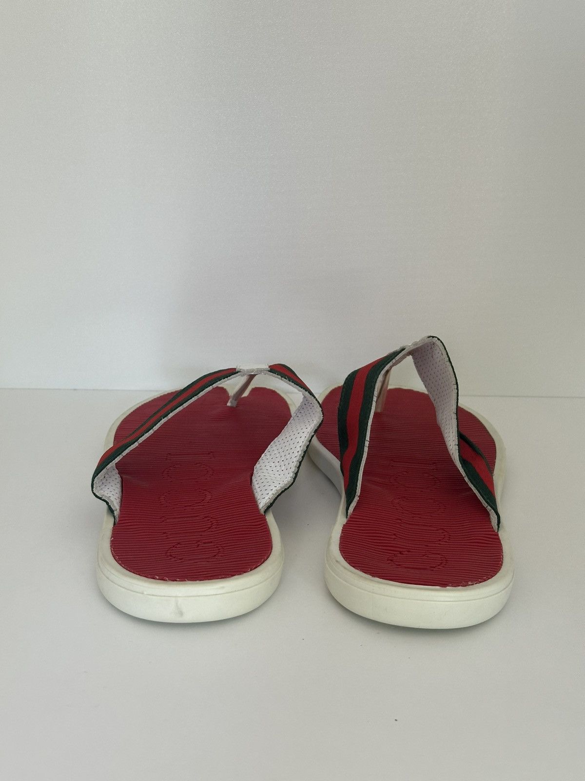 Gucci Gucci web trimm thongs flip flops Size US 13 / EU 46 - 4 Thumbnail