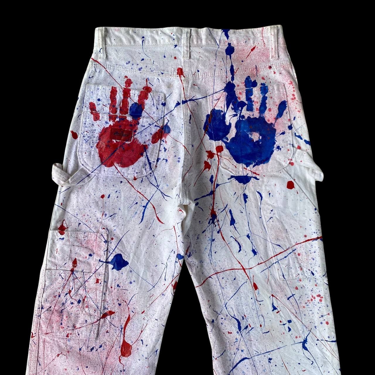 Vintage VINTAGE DICKIES CARPENTER REWORKED SPLATTER PAINT W28X32 Size US 28 / EU 44 - 12 Thumbnail