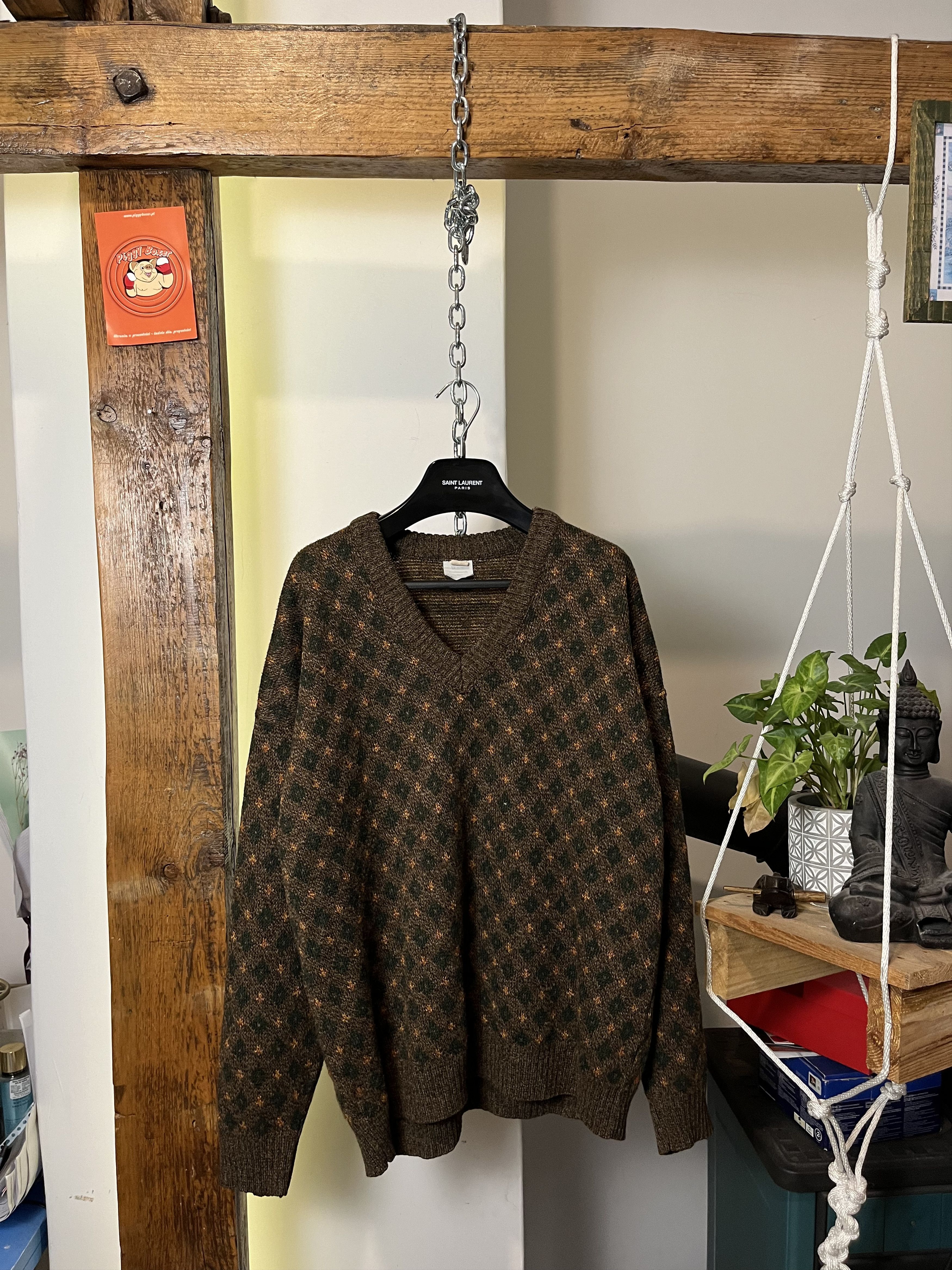 Coogi × Vintage 80s Made In France Country Goblincore Grunge Knitwear Size US L / EU 52-54 / 3 - 1 Thumbnail
