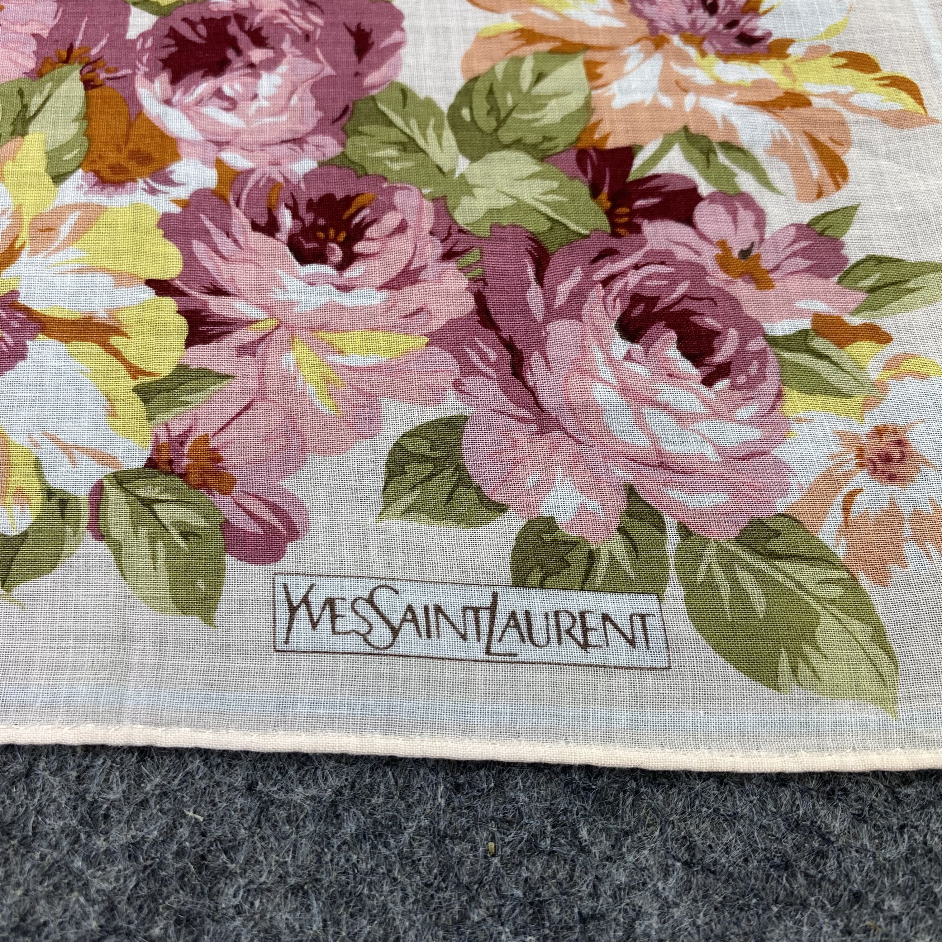 Yves Saint Laurent Handkerchief Neckerchief Bandana-B1939