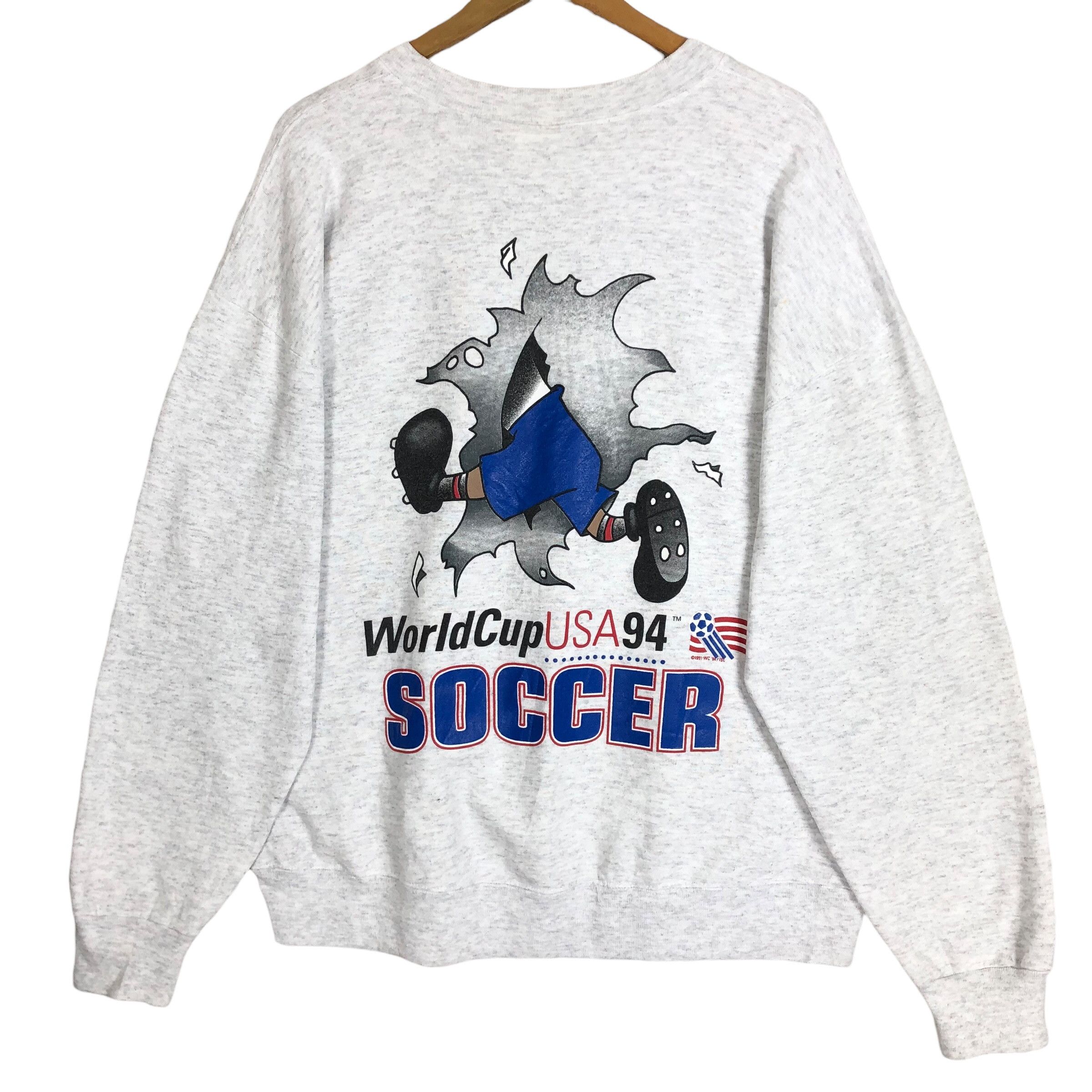 Nutmeg Vintage Los Angeles World Cup USA 94 Crewneck Sweatshirt Size US XL / EU 56 / 4 - 8 Thumbnail