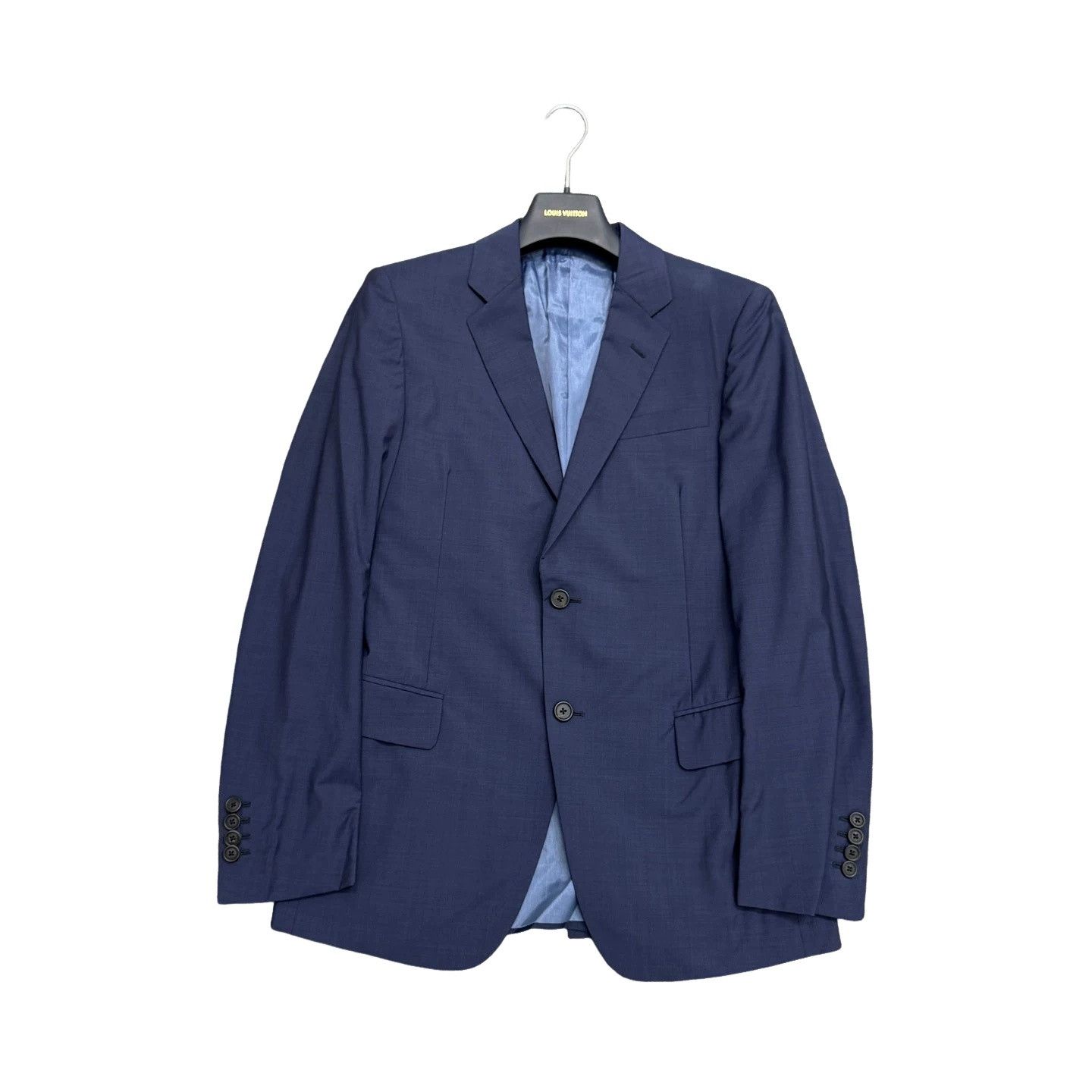 Prada Prada Navy Wool Cashmere Blazer 34R Size 34R - 1 Thumbnail