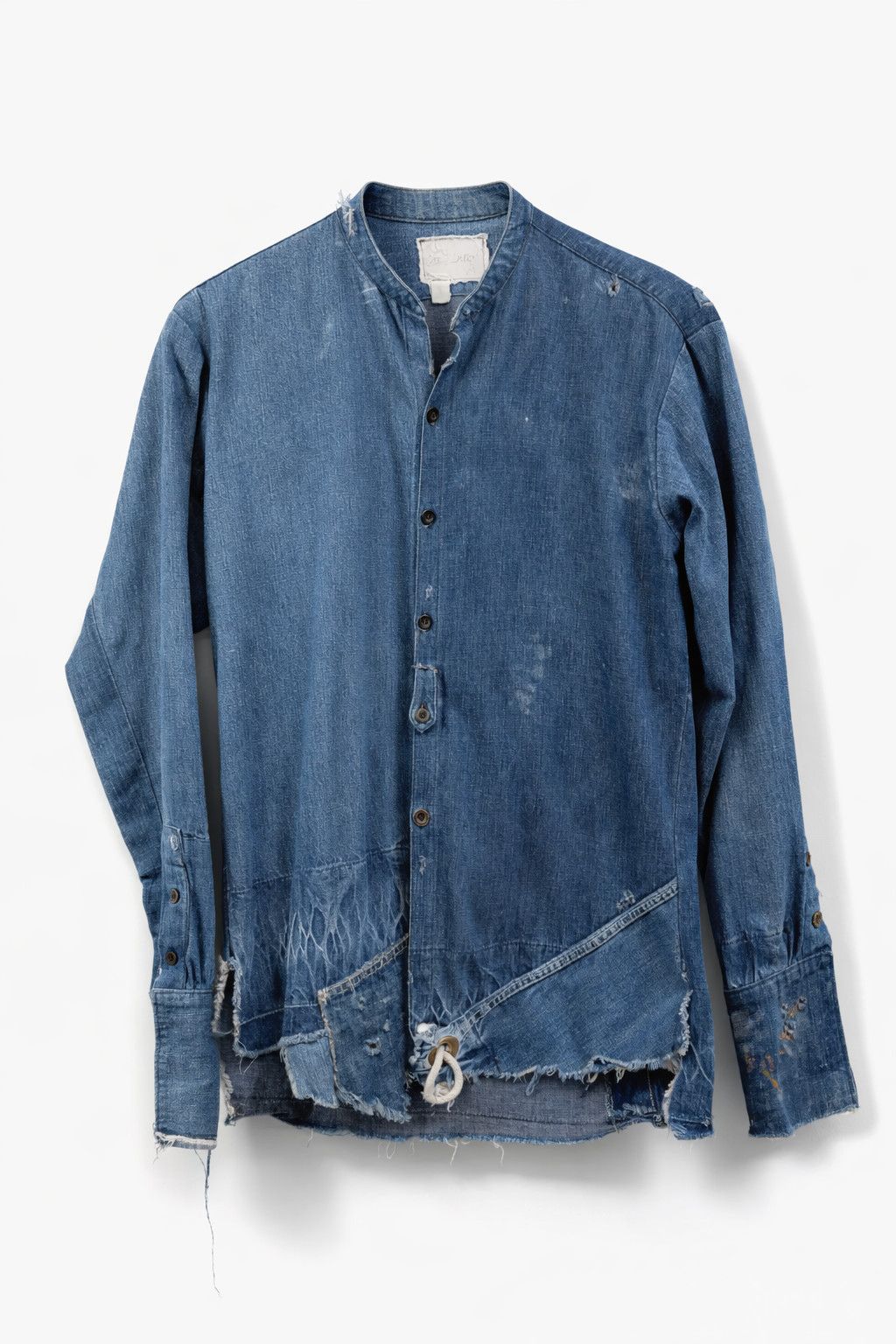 Greg Lauren Vintage denim mailbag shirt - rare! Size US S / EU 44-46 / 1 - 1 Thumbnail