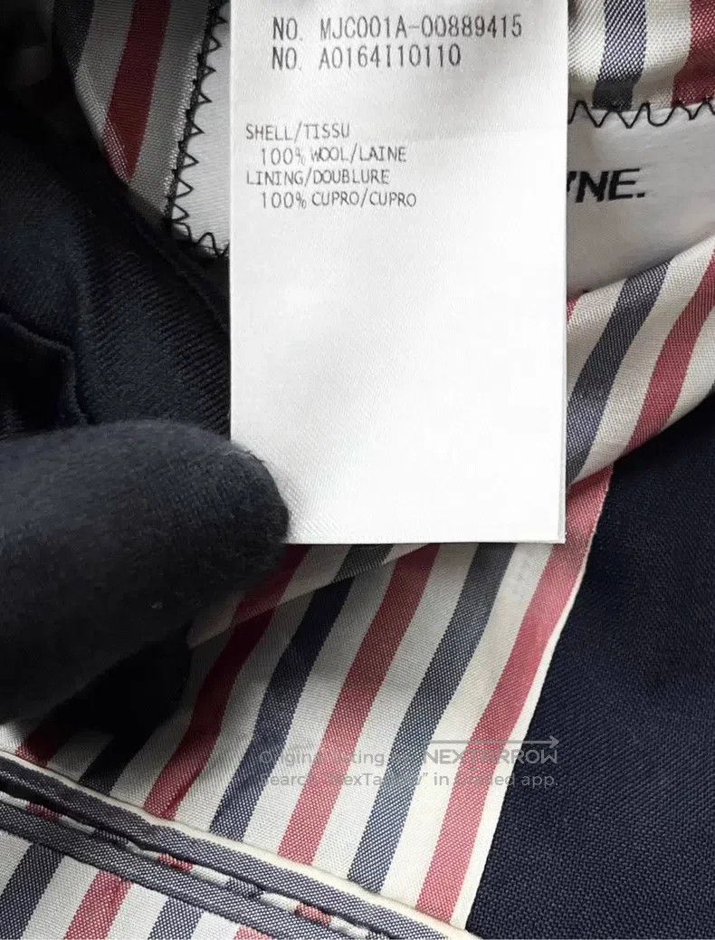 Thom Browne Thom Browne Naval Blue Anchor Gold Button Jacket Size US S / EU 44-46 / 1 - 4 Thumbnail