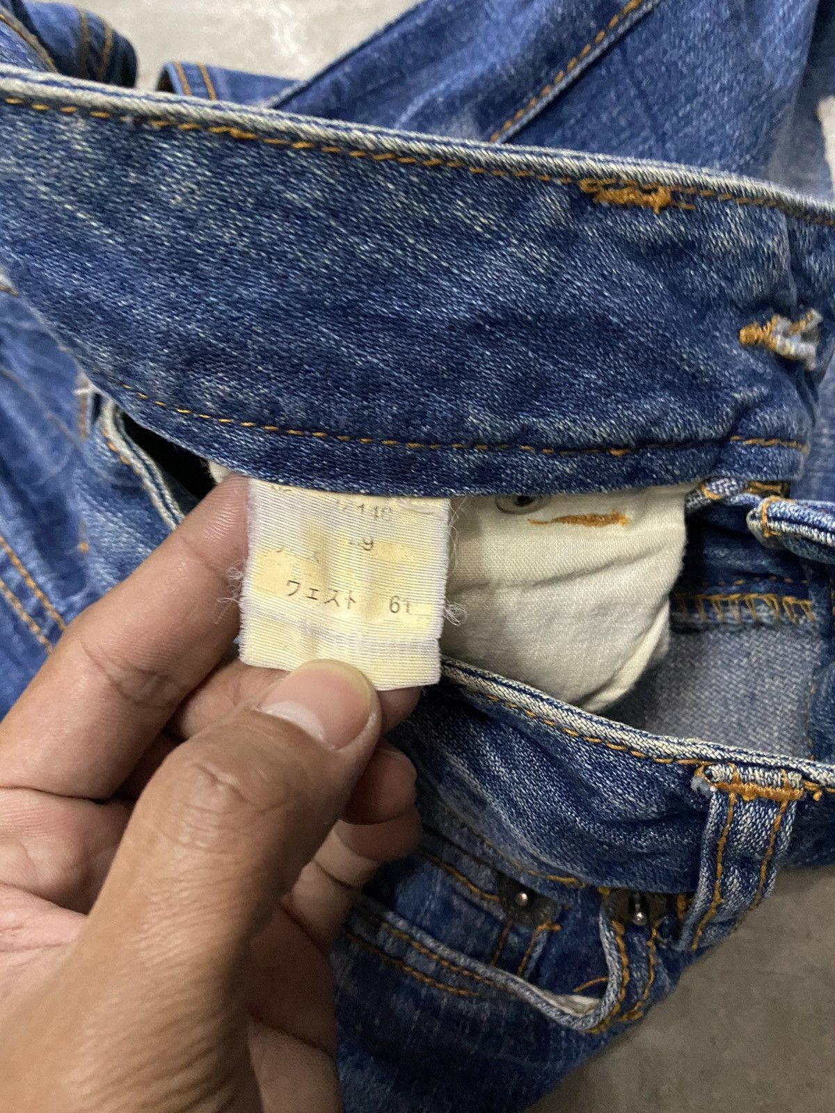 If Six Was Nine × Seditionaries Japanese Paint Skull Punk Patch Jeans Size US 30 / EU 46 - 8 Thumbnail