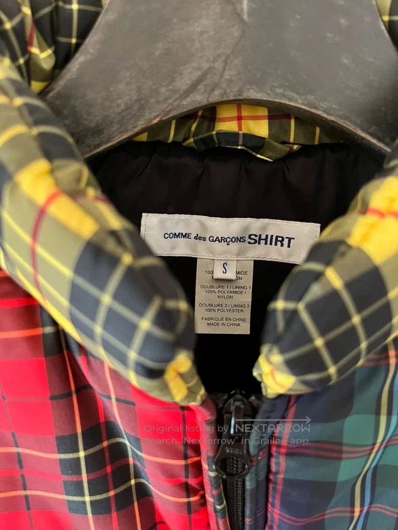 Comme des Garcons CDG Comme des Garçons Plaid Puffer Vest . Size US S / EU 44-46 / 1 - 2 Thumbnail