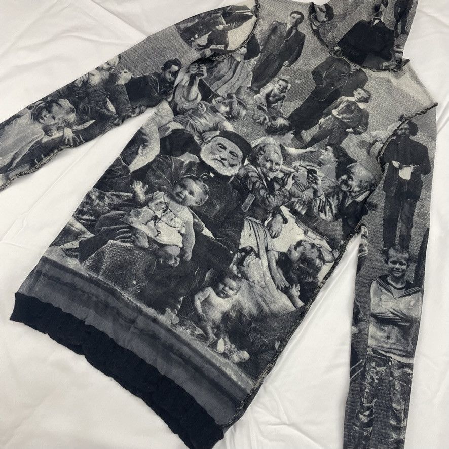 Jean Paul Gaultier AW2003 Jean Paul Gaultier Punk Girl People Mesh Top Vintage Size US M / EU 48-50 / 2 - 3 Thumbnail