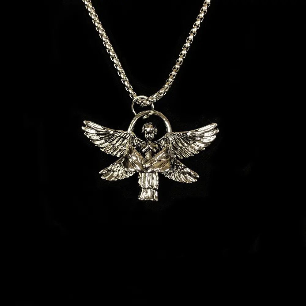 Jewelry Angel Necklace Punk Chain Size ONE SIZE - 2 Thumbnail