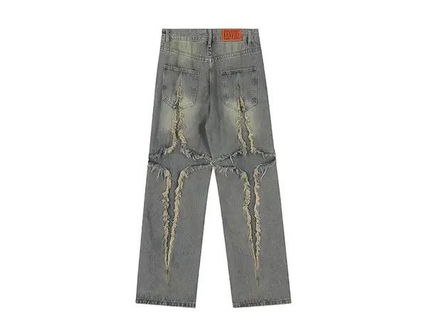 VIBE Vintage hip hop frayed trim distressed jeans Size US 32 / EU 48 - 3 Thumbnail