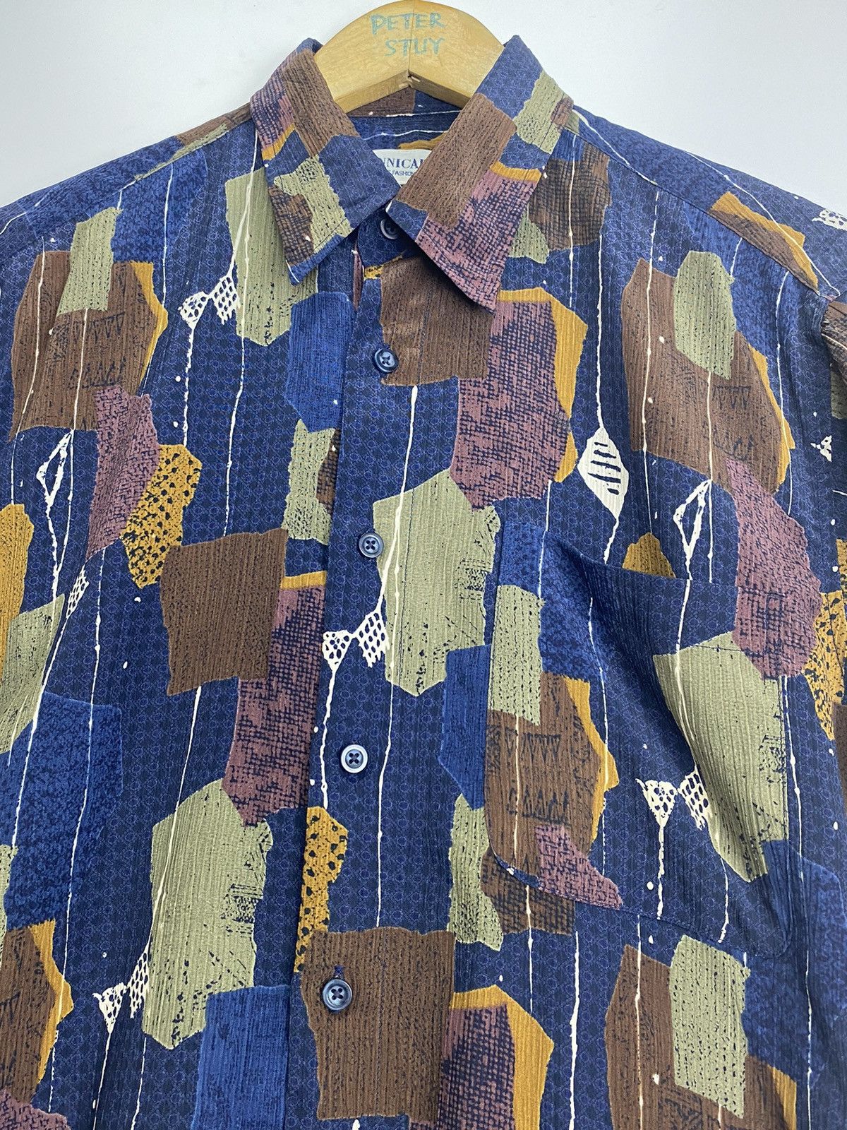 Japanese Brand × Vintage Vintage Ginnicarol button up Size US M / EU 48-50 / 2 - 5 Thumbnail