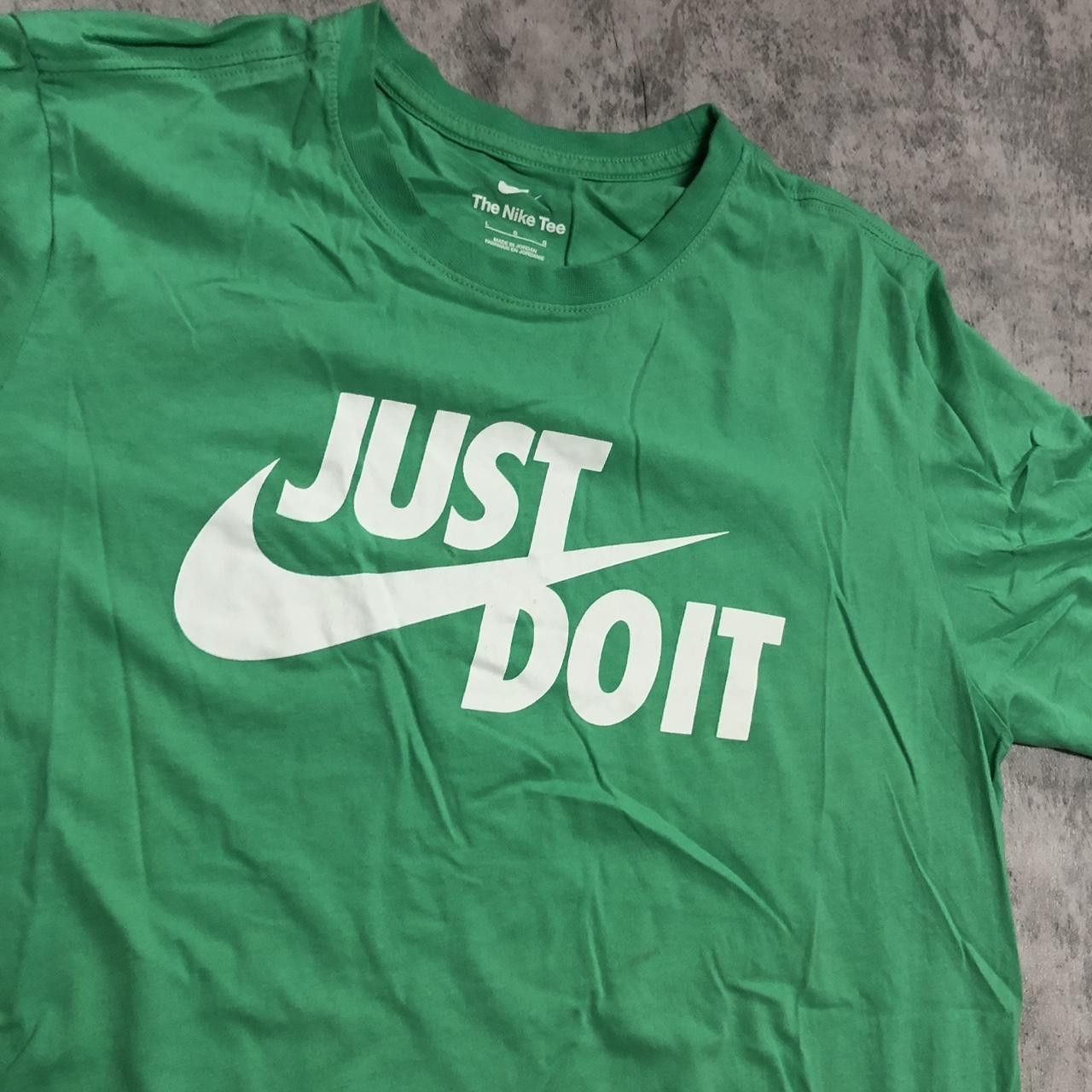Nike Green Nike tee with white accents #skater Size US L / EU 52-54 / 3 - 2 Thumbnail