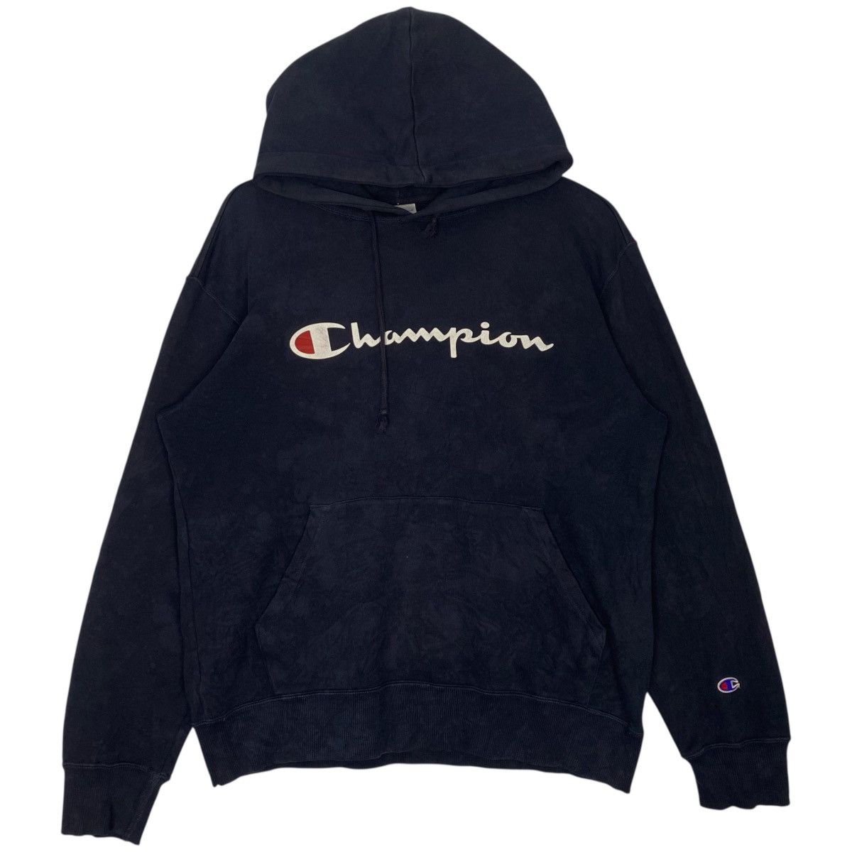 Vintage Vintage Champion Hoodie Sweatshirt Small Embroidery Black Size US L / EU 52-54 / 3 - 1 Thumbnail
