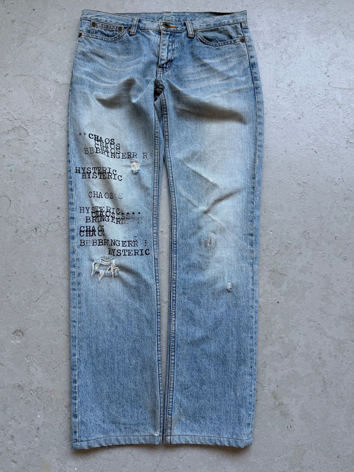 Hysteric Glamour Hysteric Glamour Chaos Denim Size US 31 - 2 Thumbnail