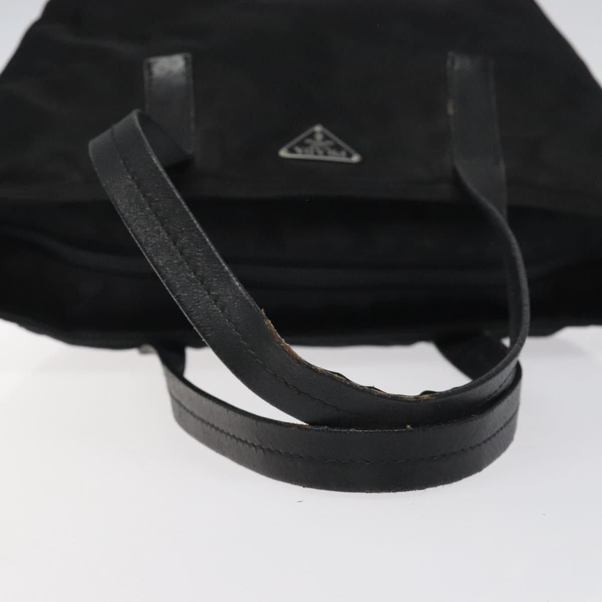 Prada PRADA Hand Bag Nylon Black Silver Size ONE SIZE - 7 Thumbnail