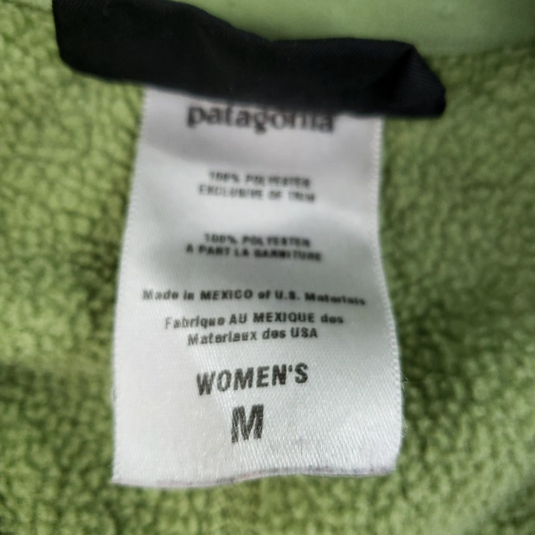 Patagonia Patagonia Synchilla Marsupial Jacket Womens Medium Green Fleece Lightweight Jacket Size L / US 10 / IT 46 - 6 Thumbnail
