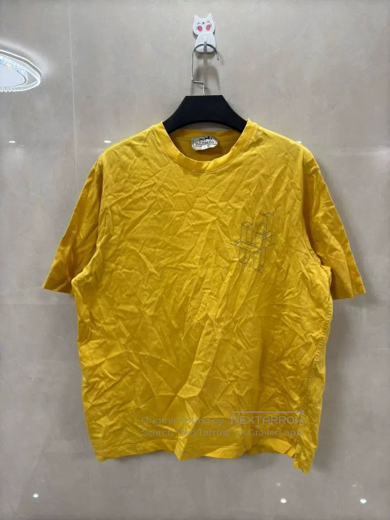 Hermes Hermes Geometric H Embroidered Short Sleeve Size M / US 6-8 / IT 42-44 - 2 Thumbnail