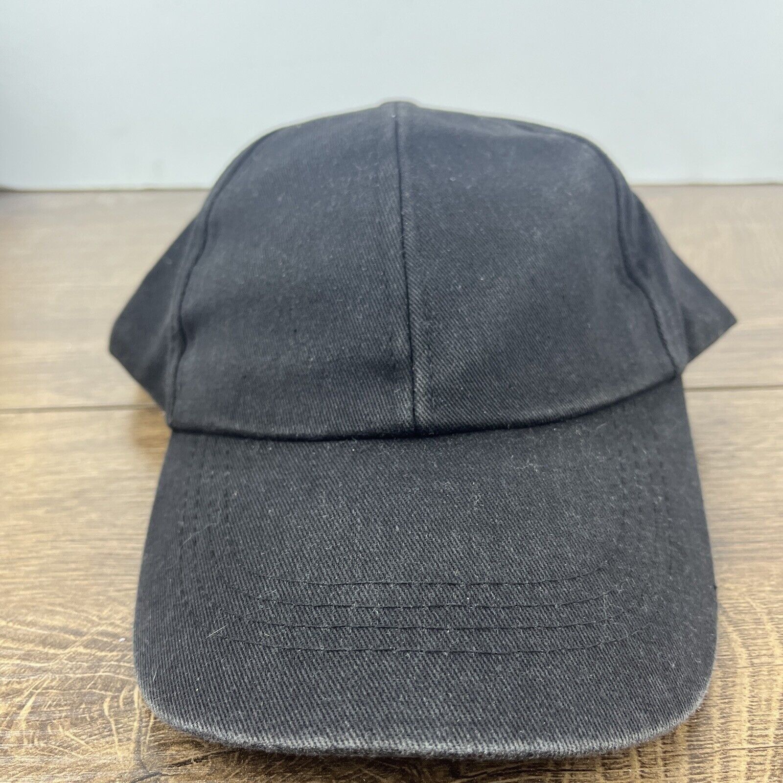Other Black Baseball Hat Black Baseball Cap Hat Adjustable Adult S Size ONE SIZE - 3 Thumbnail