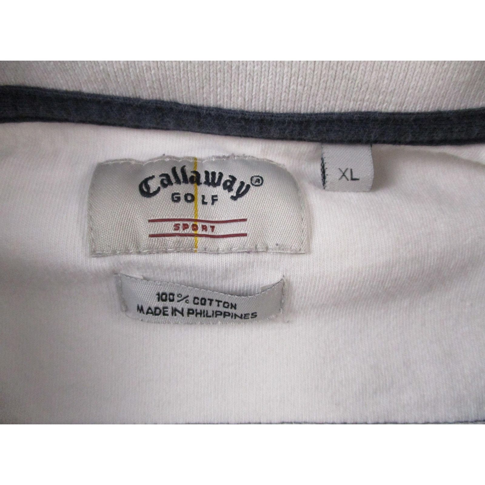 Callaway Callaway Golf Polo Shirt Mens XL Blue Long Sleeve Cotton Size US XL / EU 56 / 4 - 2 Thumbnail